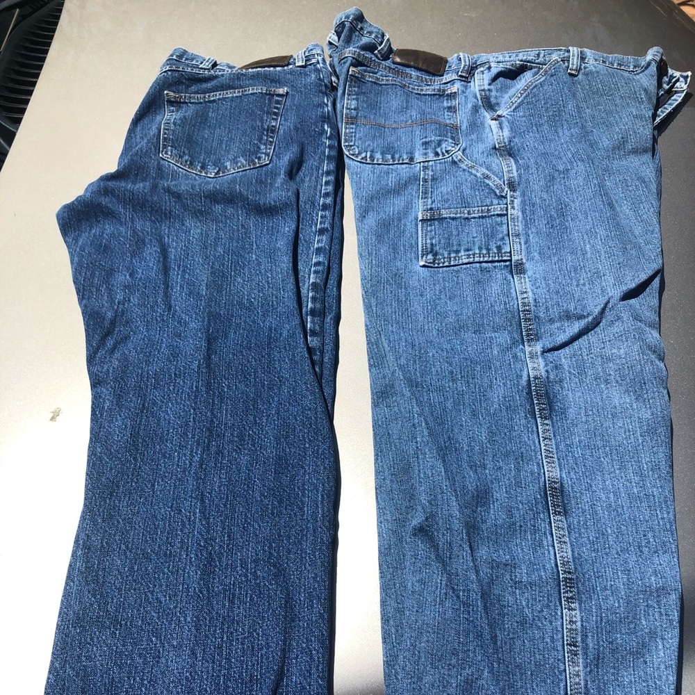 2 pair of Magellan carpenter jeans